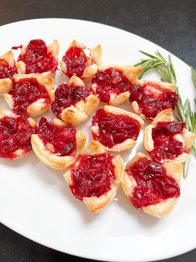 cranberry and brie bites